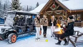 Полноприводные гольф кары EVolution D-MAX для зимы - поехали на ApreSki! 🎿