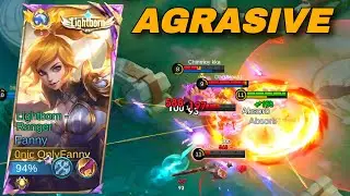 Fanny Agrasive 2.O Speed Rotesion | Duo Rank Hard Mode | Global Player Build #mobilelegends #moba 
