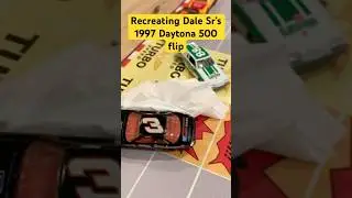 Recreating Dale Sr&rsquo;s 1997 Daytona 500 flip #nascar #automobile #racing #motorsport #weraceasone
