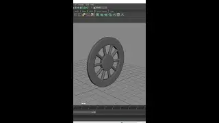 How to model a Wooden  Wheel in Maya
