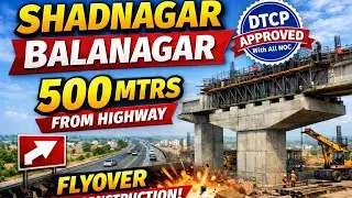 DTCP APPROVED VILLA PLOTS in Balanagar Shadnagar NH-44 Bangalore Highway #dtcpplotsforsale #approved