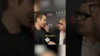 Colin Farrell fanboys meeting Gary Oldman