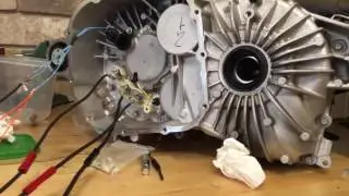 Early Test #2 with 33V - Tesla Model S Motor Control