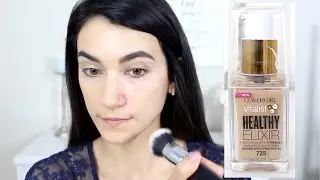 NEW CoverGirl Healthy Elixir Foundation: First Impression & Wear Test