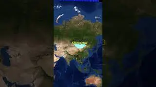 The Farthest Country From The Sea &ndash; You Won&rsquo;t Guess It! 🔥#shorts #maps #geography #country #facts