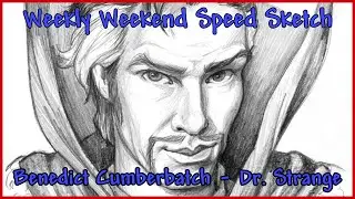 Benedict Cumberbatch as Doctor Strange Time Lapse Sketch
