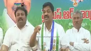 Ysrcp leaders press meet at visakapatnam- 19-05-2018.