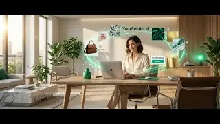 AI Product Photography in Seconds | YourRender.ai Demo - No Design Skills Needed