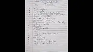 KVS TGT Mathematics syllabus 2022-23 || 6-10 Ncert follow