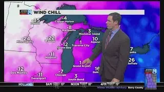 Harsh Arctic cold front hits Michigan