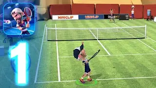 Mini Tennis &rlm;&rlm;Gameplay walkthrough Part 1 (iOS, Android)