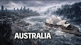 Australia MEGA TSUNAMI (AI VFX) &mdash; The Ocean Engulfs the Eastern Coast (FICTIONAL)
