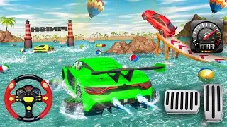 Water Car Surfer Racing Simulator - Dirt Chained Cars Drive 3D - Android GamePlay #3