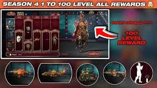 🔥Scarfall 2.0 Season 4 Scarpass 1-100 Rewards Leaks 🤯 ! फ्री पास vs Elite | Good Or Bad ?