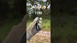 TD07 Rotary+Button Switch Tactical Flashlight with Tactical Ring!