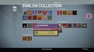 Destiny: 7-7 AD INFINITUM Exclusive Emblem | Short Showcase