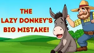 ||Story for lazy donkey and hardworking  farmer||