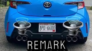 2022 Corolla Hatchback примечание выхлопная система catback (дополнительные видео для вождения, в...