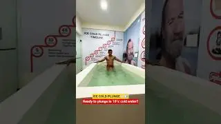 Ready to plunge in 10&deg;c cold water? Experience ice cold plunge / ice bath in Bangalore at Salt World