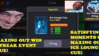 8 BALL POOL | ICE LOUNGE CUE MAX LEVEL JOURNEY | HOW I MAX THE EVENT EXCLUSIVE CUE :)