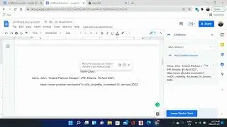 How to access Citations/Works Cited Feature on Google Docs?*Easy