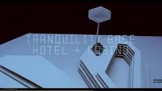 Advertisement for Tranquility Base Hotel + Casino