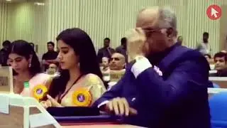 Watch Boney Kapoor gets emotional as wifey Sridevi receives 65th National Film Awards after death