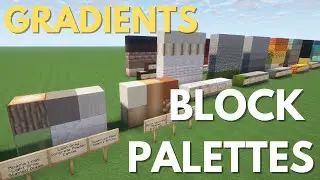The Science of Minecraft's Block Palettes and Gradients