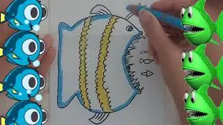 How to Draw & Make a Fish | Fun Drawing and Craft Tutorial