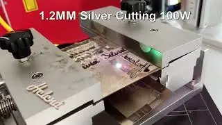 1.2mm silver laser cutting machine 100W 2.5D fiber laser engraving machine for 925 sterling silver