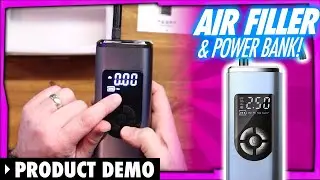 Auto Must-Have: Wireless Tire Inflator & Emergency Power Bank