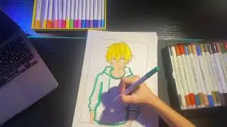acryl pencil best color art