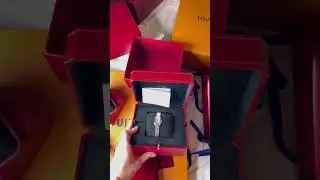 Cartier watch panther 🐆 #unboxing #cartier #watch