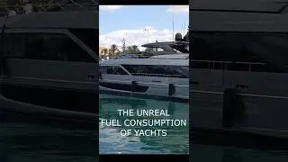 YACHT FUEL CONSUMPTION - IT IS UNREAL | DOLCEVITA FIGURATI 110 LUXURY YACHT FUEL CONSUMPTION #shorts