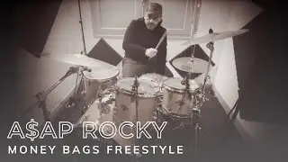 A$AP Rocky's Explosive Money Bags Freestyle Drum Cover!