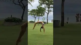 Which twin is tumbling? Sam or Teagan? 🤔