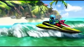 Jet Ski Racing: Tropical Waters in 2D!