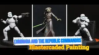 How to Paint Star Wars Shatterpoint: Luminara and the Republic Commandos