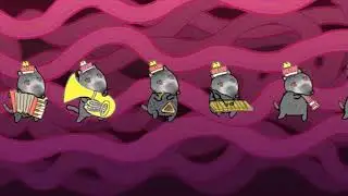 Cute rat characters in a marching band! (Pirate Edition)