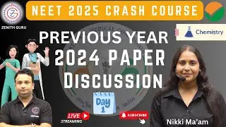 NEET 2024 Question Paper Discussion | NEET Paper Solution 2024 | By Nikki Mam
