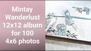 Mintay Papers Wanderlust Simple 12x12 inch Basic Album