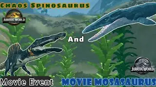 Dinosaur simulator - Chaos Spinosaurus And Movie Mosasaurus! - Movie Event