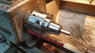 New 5C collet chuck for my Clausing lathe #short #machinistlife #machinist