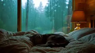 Slow Rain Sounds in Bedroom 🌧️ Gentle Night Ambience for Deep Sleep