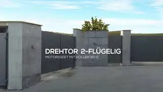 HOLLER PRO - MODELL GLATTBLECH - KOMPLETT TORANLAGE