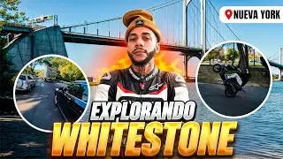 recorrido por new york en moto whitestone - jon h