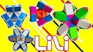 Magic Snake/Rubik Snake Rainbow_36 Segment 