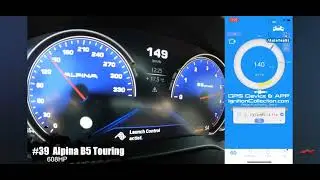 #39 Alpina B5 Touring 608HP 1st race 0-197km/h 2nd race 0-285km/h