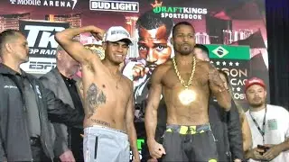 Emanuel Navarrete vs. Robson Conceicao weigh in and face off