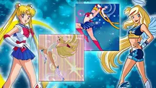 Raf Angel VS Sailor Moon TRANSFORMATION